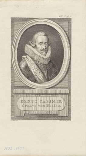Portrait of Ernst Casimir, Count of Nassau-Dietz