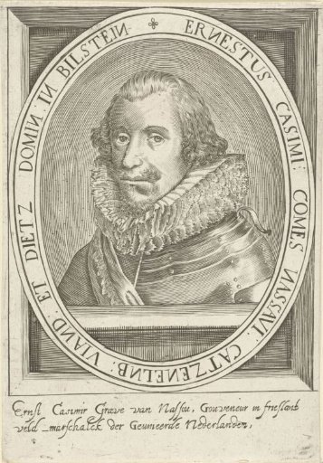 Portrait of Ernst Casimir, Count of Nassau-Dietz