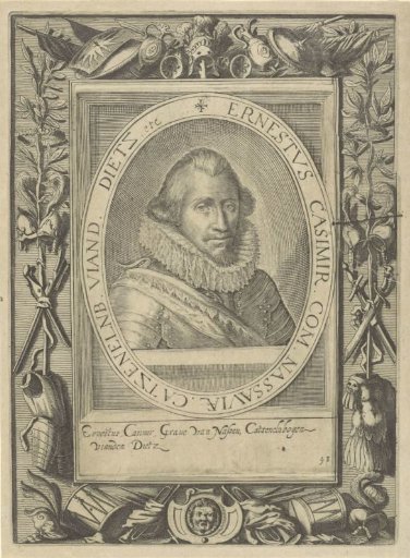 Portrait of Ernst Casimir, Count of Nassau-Dietz