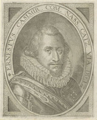 Portrait of Ernst Casimir, Count of Nassau-Dietz