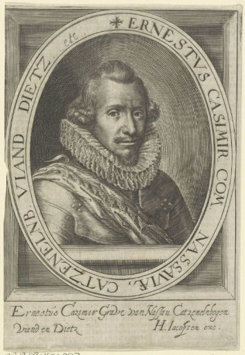 Portrait of Ernst Casimir, Count of Nassau-Dietz