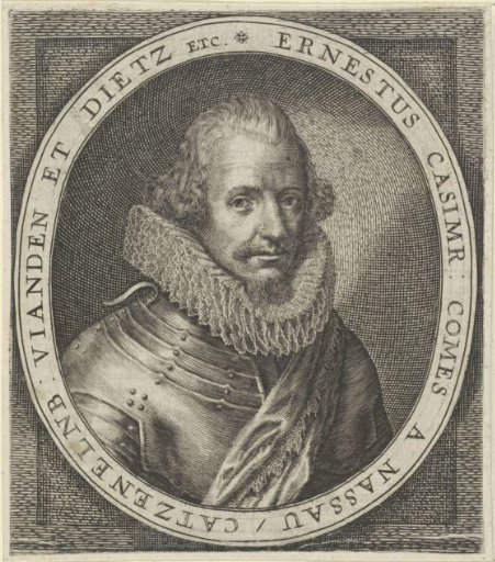Portrait of Ernst Casimir, Count of Nassau-Dietz