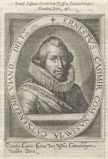 Portrait of Ernst Casimir, Count of Nassau-Dietz