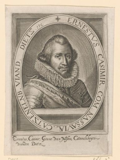 Portrait of Ernst Casimir, Count of Nassau-Dietz