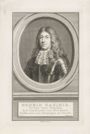 Portrait of Hendrik Casimir II, Count of Nassau-Dietz