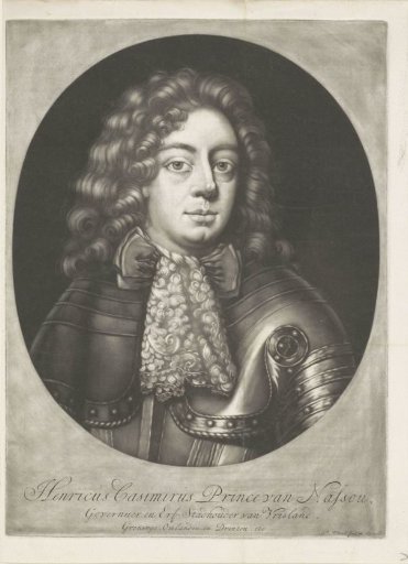 Portrait of Hendrik Casimir II, Count of Nassau-Dietz