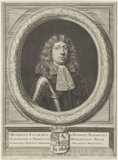 Portrait of Hendrik Casimir II, Count of Nassau-Dietz