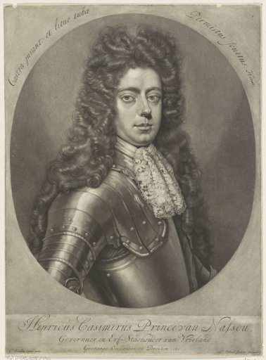 Portrait of Hendrik Casimir II, Count of Nassau-Dietz