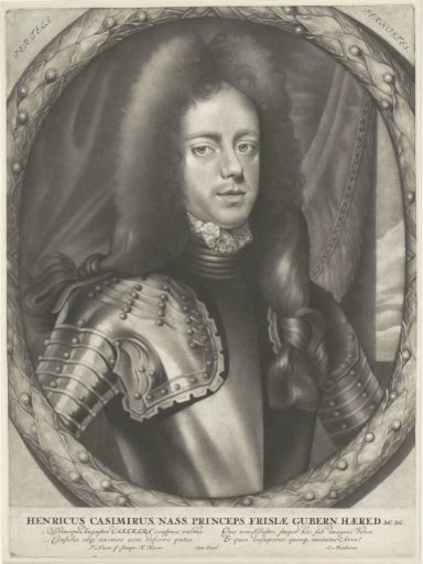 Portrait of Hendrik Casimir II, Count of Nassau-Dietz