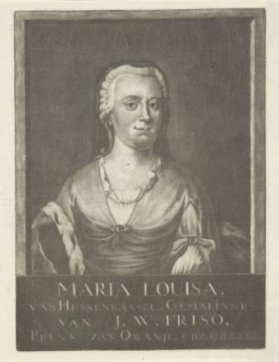 Portrait of Maria Louisa of Hesse-Kassel