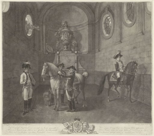 Portrait of Willem I Frederik, King of the Netherlands, and Frederik, Prince of Orange-Nassau