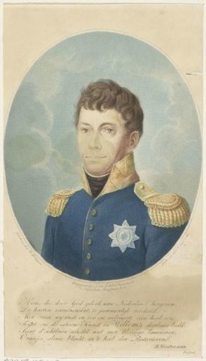 Portrait of Willem I Frederik, King of the Netherlands