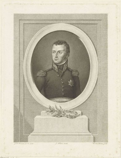 Portrait of Willem I Frederik, King of the Netherlands