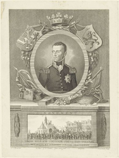 Portrait of Willem I Frederik, King of the Netherlands