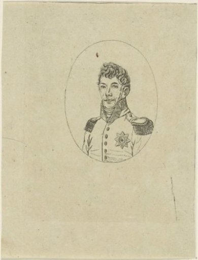 Portrait of Willem I Frederik, King of the Netherlands
