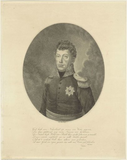 Portrait of Willem I Frederik, King of the Netherlands