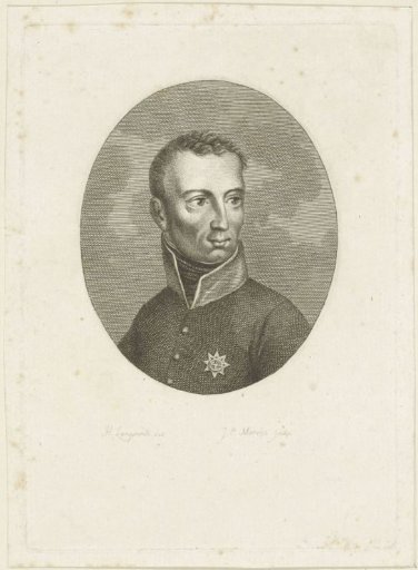 Portrait of Willem I Frederik, King of the Netherlands