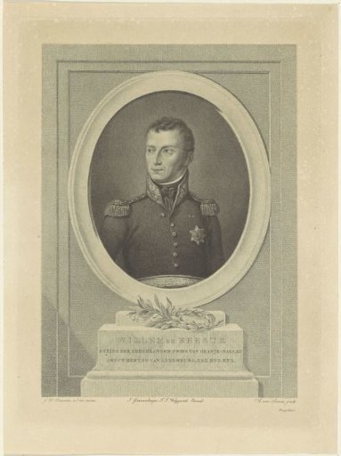 Portrait of Willem I Frederik, King of the Netherlands