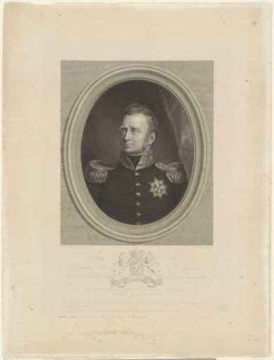 Portrait of Willem I Frederik, King of the Netherlands