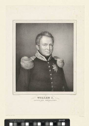 Portrait of Willem I Frederik, King of the Netherlands