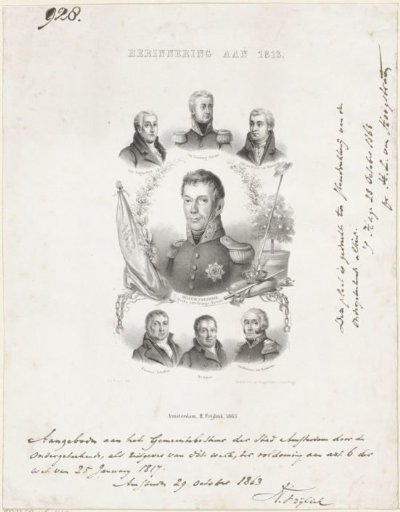 Remembrance of the arrival of the sovereign prince, 1813-1863