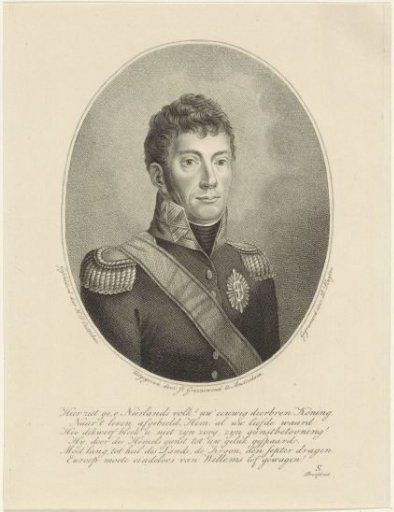 Portrait of Willem I Frederik, King of the Netherlands