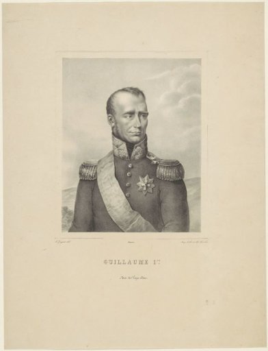 Portrait of Willem I Frederik, King of the Netherlands