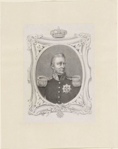 Portrait of Willem I Frederik, King of the Netherlands