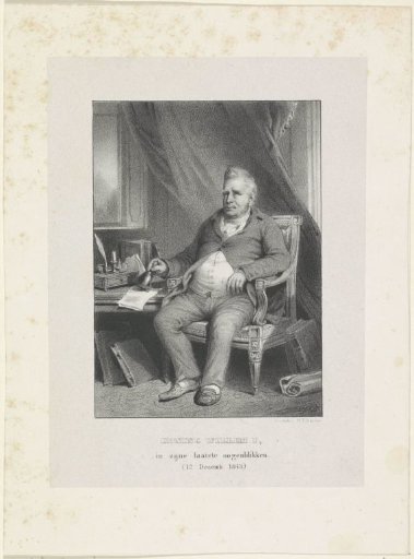 Portrait of Willem I Frederik, King of the Netherlands
