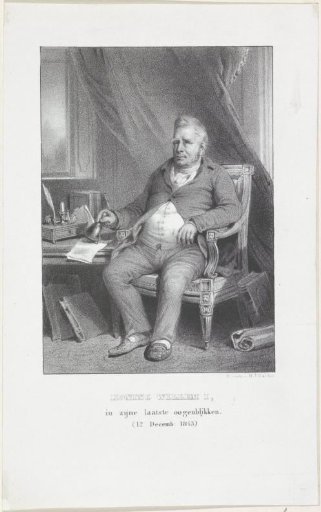 Portrait of Willem I Frederik, King of the Netherlands