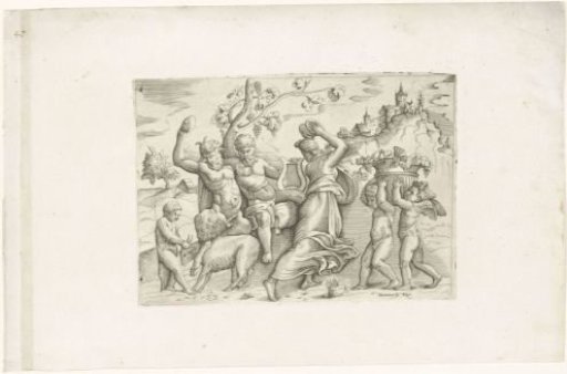 Followers of Bacchus in a Landscape