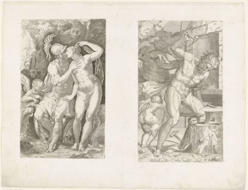 Mars and Venus / Vulcanus in the forge