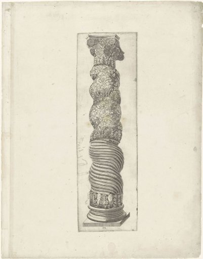 Twisted column from St. Peter's (Colonna Santa)