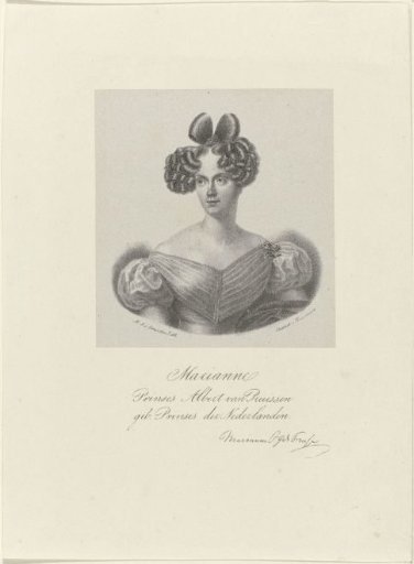 Portrait of Marianne, Princess of the Netherlands