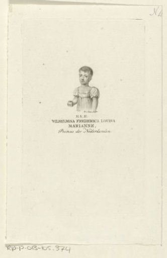 Portrait of Marianne, Princess of the Netherlands
