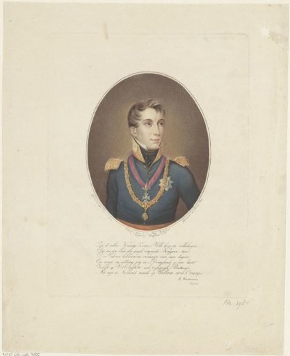 Portrait of William II, King of the Netherlands