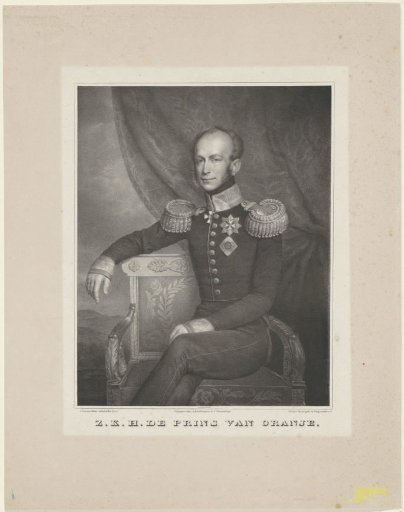 Portrait of William II, King of the Netherlands