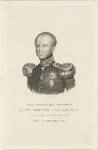 Portrait of William II, King of the Netherlands