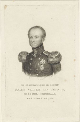 Portrait of William II, King of the Netherlands