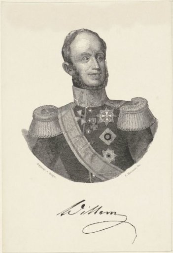 Portrait of William II, King of the Netherlands