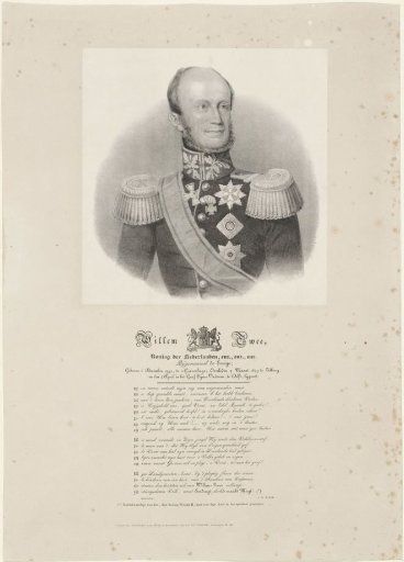 Portrait of William II, King of the Netherlands