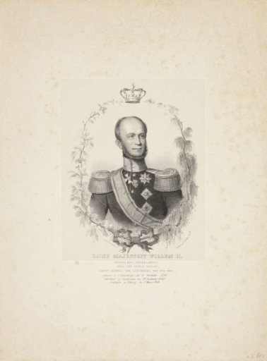 Portrait of William II, King of the Netherlands