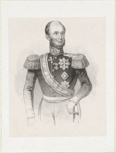 Portrait of William II, King of the Netherlands