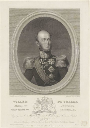 Portrait of William II, King of the Netherlands