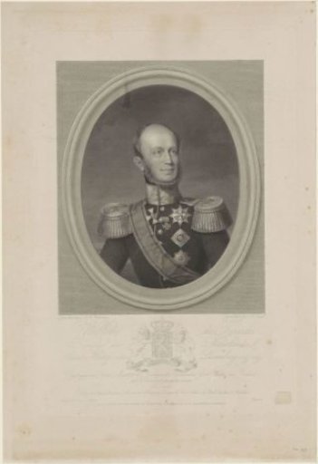 Portrait of William II, King of the Netherlands