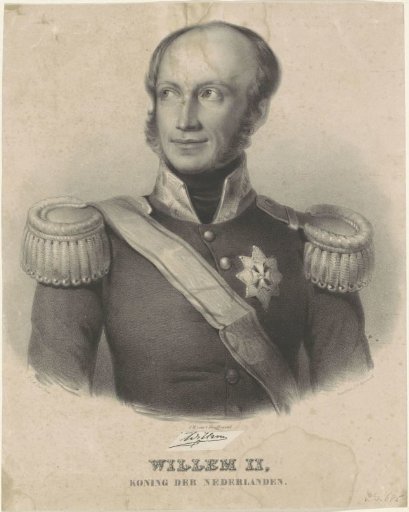 Portrait of William II, King of the Netherlands