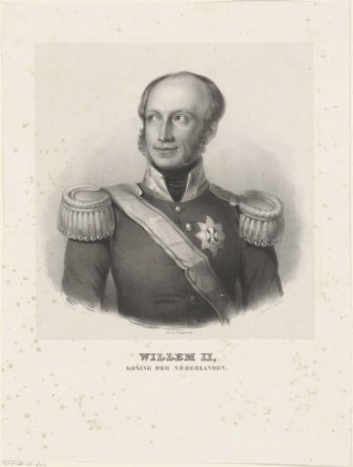 Portrait of William II, King of the Netherlands