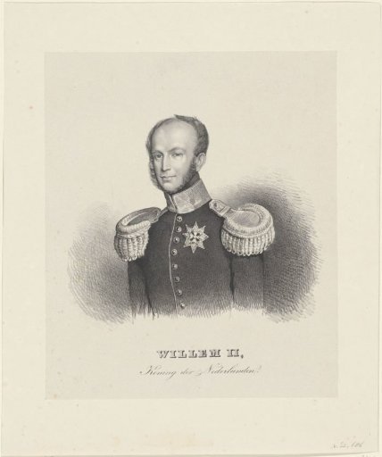 Portrait of William II, King of the Netherlands