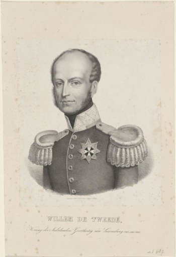 Portrait of William II, King of the Netherlands