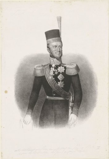 Portrait of William II, King of the Netherlands